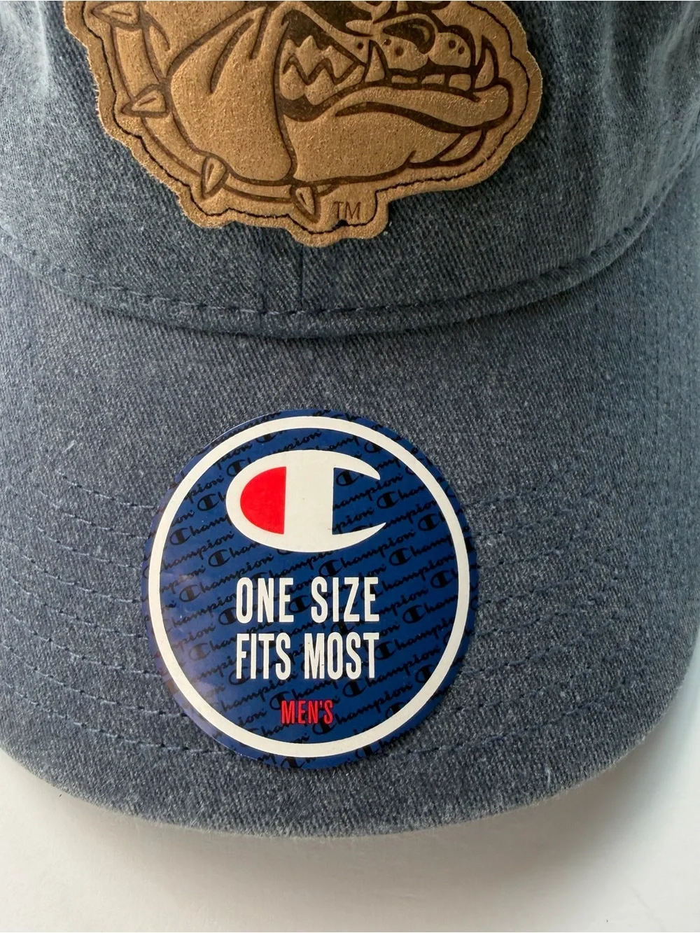 NWT Gonzaga Bulldogs Denim Chambray Adjustable Baseball Cap Hat